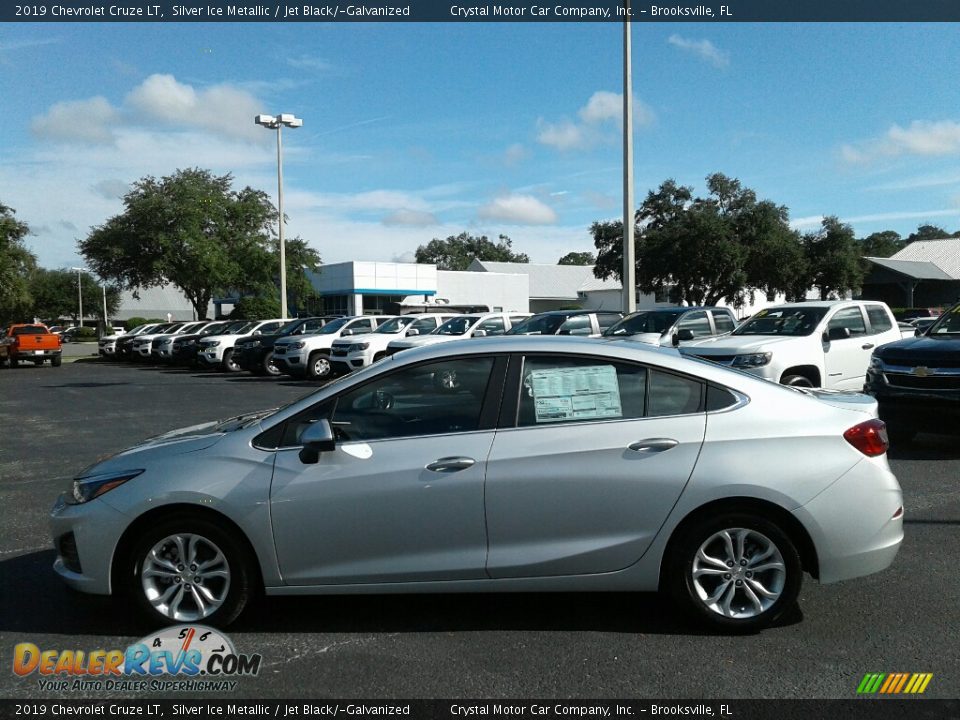 2019 Chevrolet Cruze LT Silver Ice Metallic / Jet Black/­Galvanized Photo #2