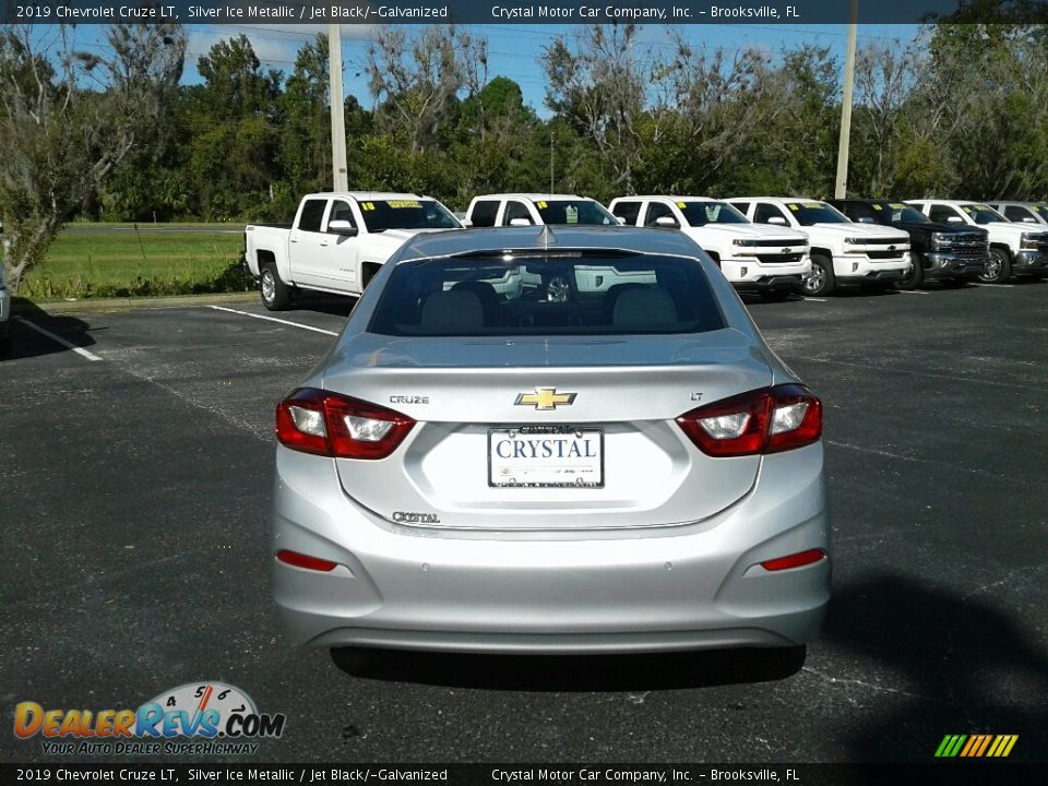 2019 Chevrolet Cruze LT Silver Ice Metallic / Jet Black/­Galvanized Photo #4