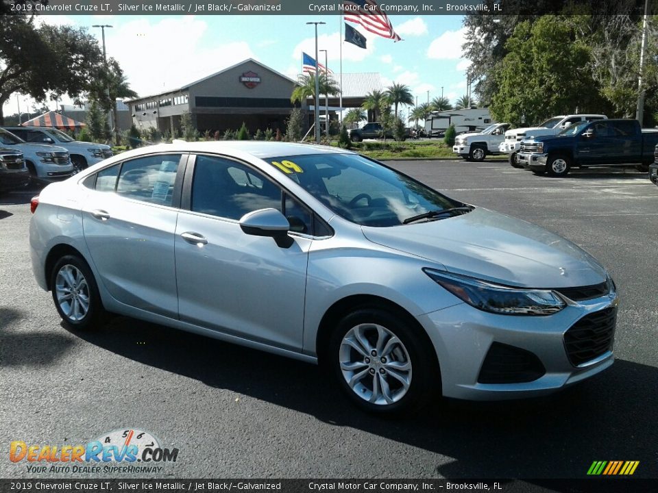 2019 Chevrolet Cruze LT Silver Ice Metallic / Jet Black/­Galvanized Photo #7