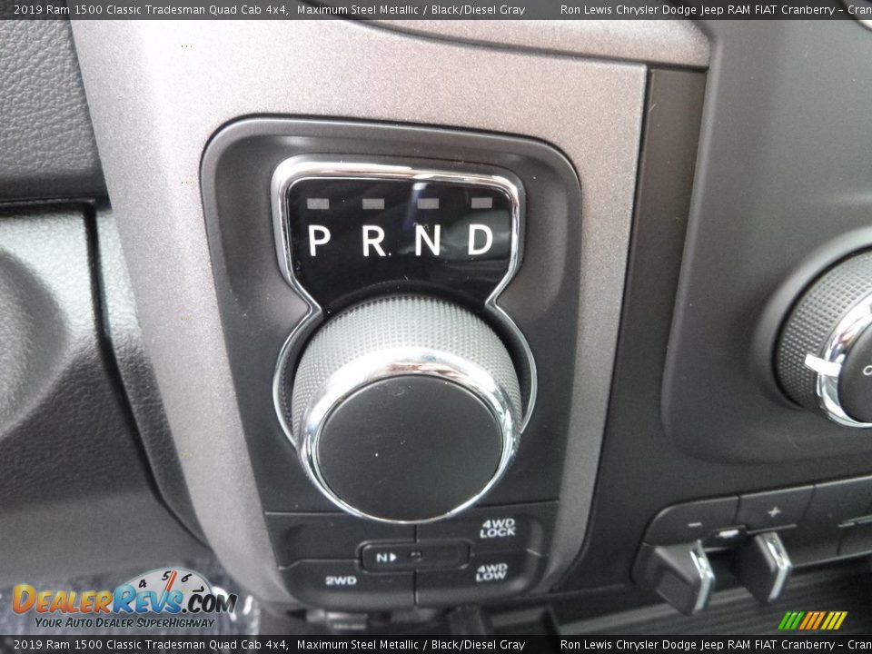2019 Ram 1500 Classic Tradesman Quad Cab 4x4 Maximum Steel Metallic / Black/Diesel Gray Photo #19