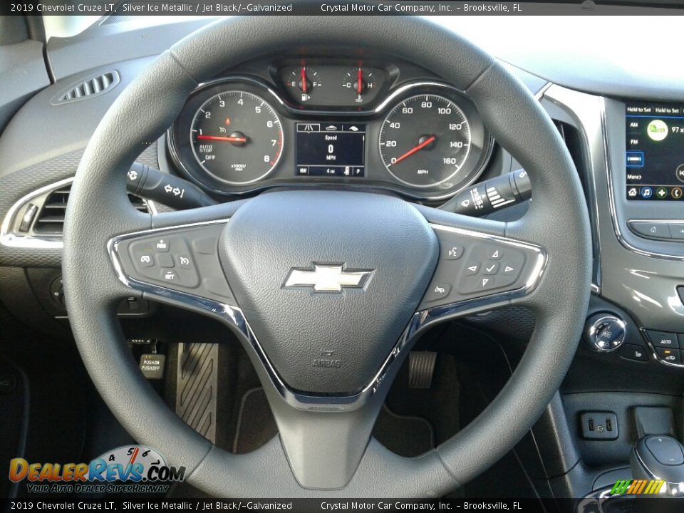 2019 Chevrolet Cruze LT Silver Ice Metallic / Jet Black/­Galvanized Photo #14