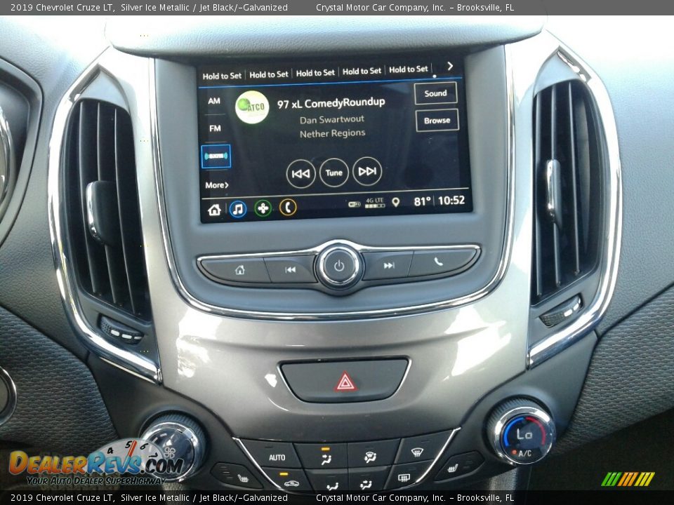 2019 Chevrolet Cruze LT Silver Ice Metallic / Jet Black/­Galvanized Photo #15