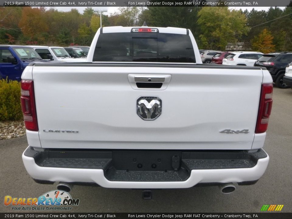 2019 Ram 1500 Limited Crew Cab 4x4 Ivory Tri–Coat / Black Photo #3