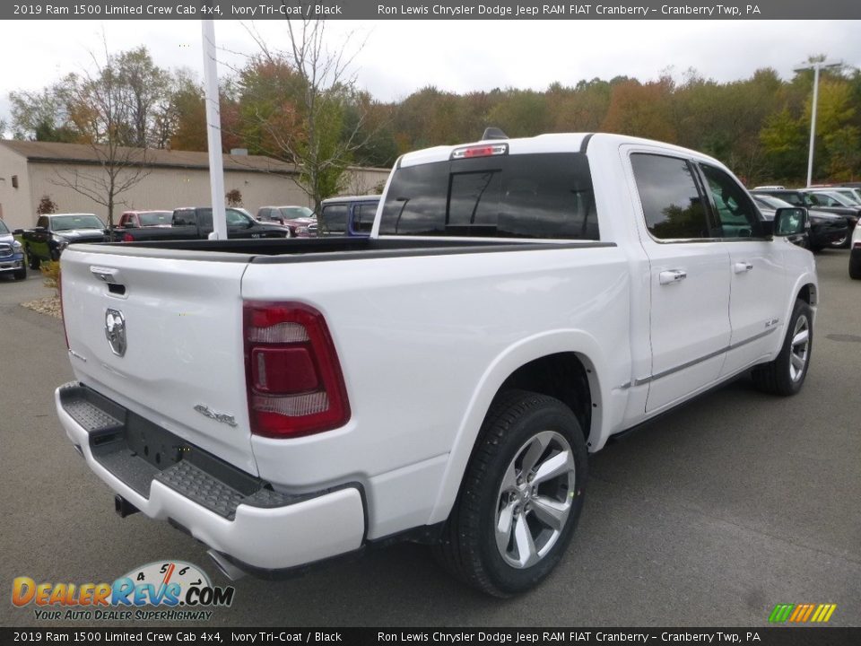 2019 Ram 1500 Limited Crew Cab 4x4 Ivory Tri–Coat / Black Photo #4