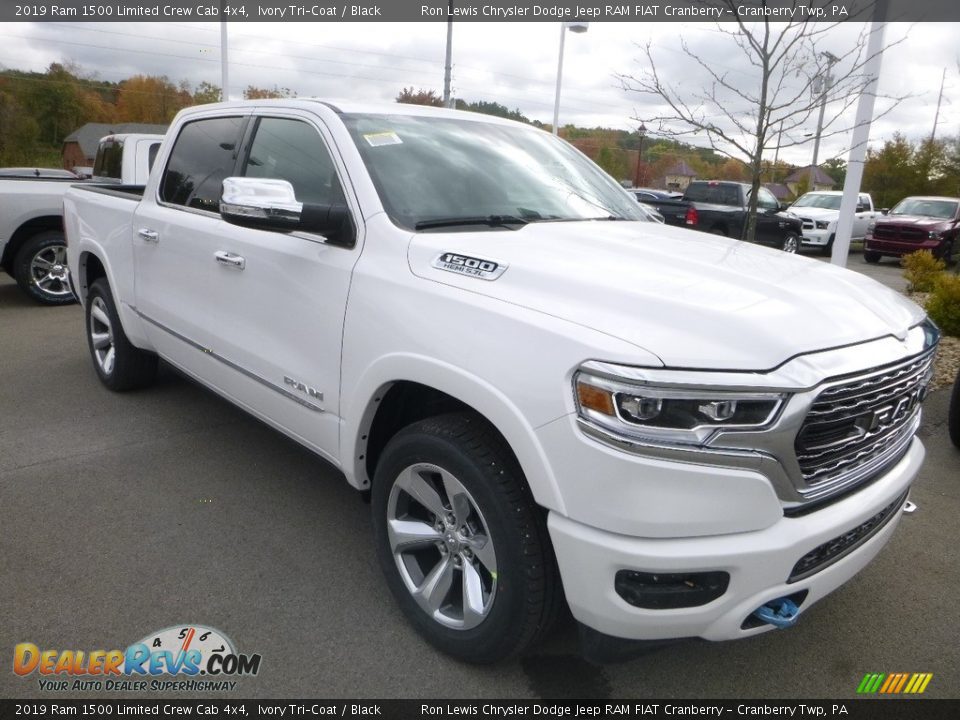 2019 Ram 1500 Limited Crew Cab 4x4 Ivory Tri–Coat / Black Photo #6