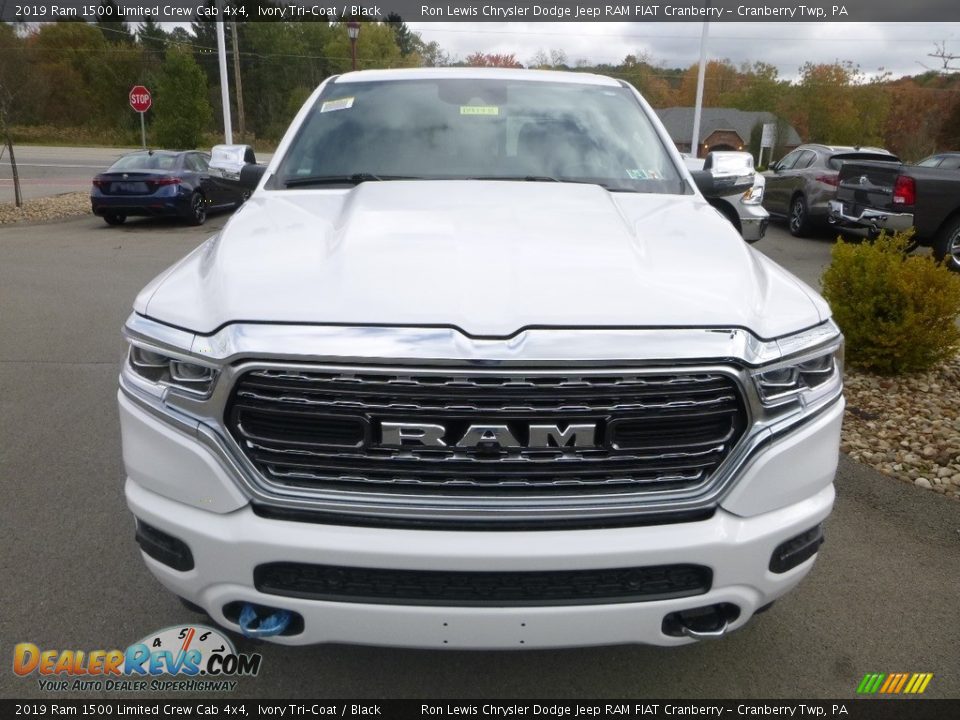 2019 Ram 1500 Limited Crew Cab 4x4 Ivory Tri–Coat / Black Photo #7