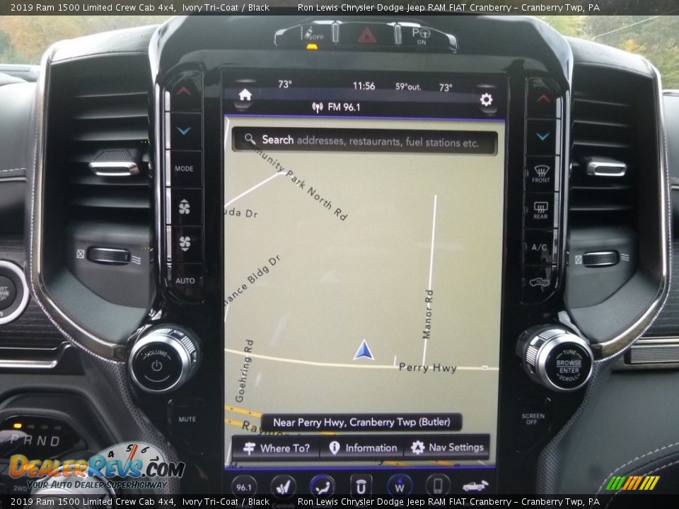 2019 Ram 1500 Limited Crew Cab 4x4 Ivory Tri–Coat / Black Photo #17