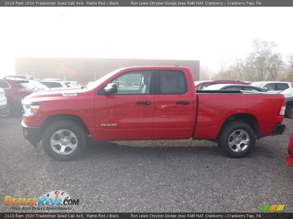 2019 Ram 1500 Tradesman Quad Cab 4x4 Flame Red / Black Photo #2