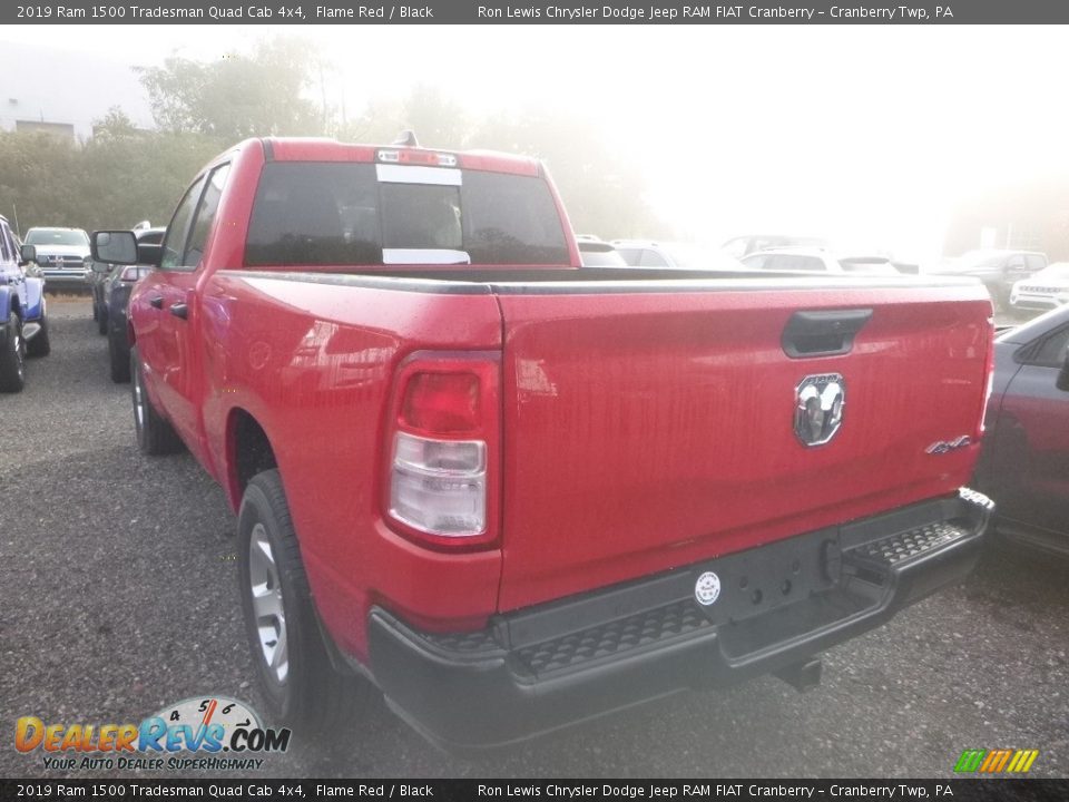 2019 Ram 1500 Tradesman Quad Cab 4x4 Flame Red / Black Photo #3