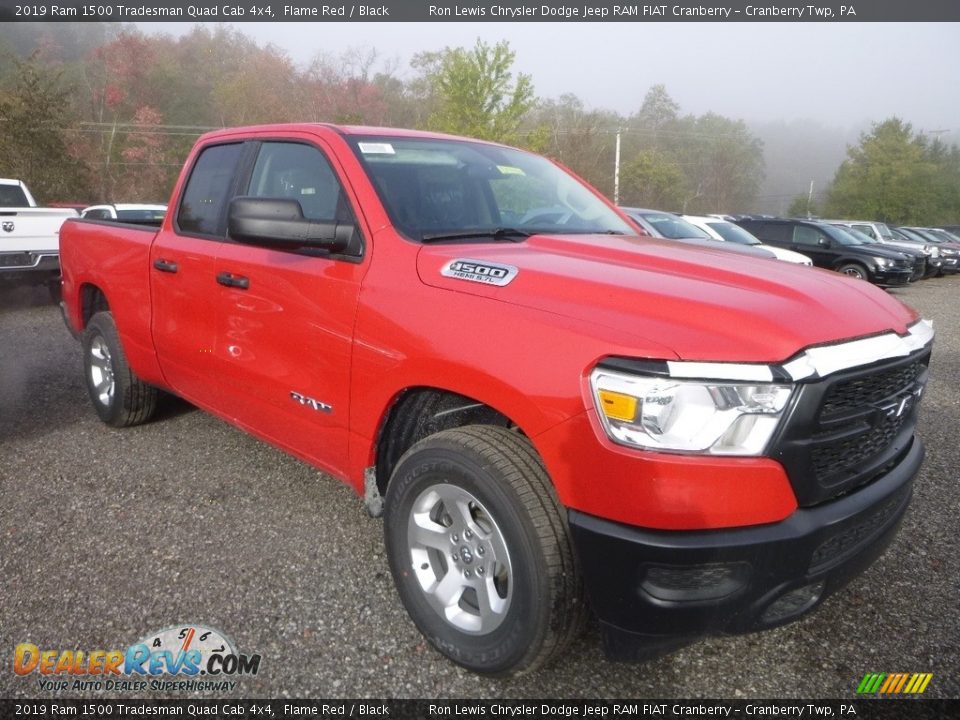 Front 3/4 View of 2019 Ram 1500 Tradesman Quad Cab 4x4 Photo #6