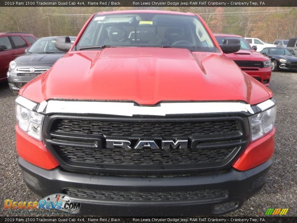 2019 Ram 1500 Tradesman Quad Cab 4x4 Flame Red / Black Photo #7