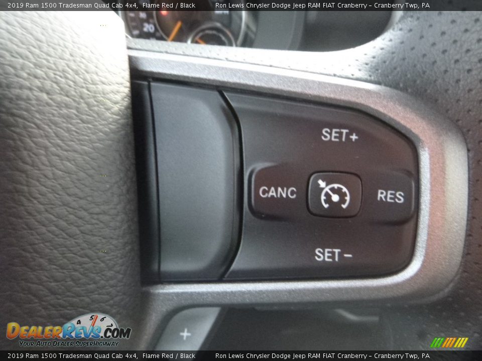 2019 Ram 1500 Tradesman Quad Cab 4x4 Flame Red / Black Photo #17