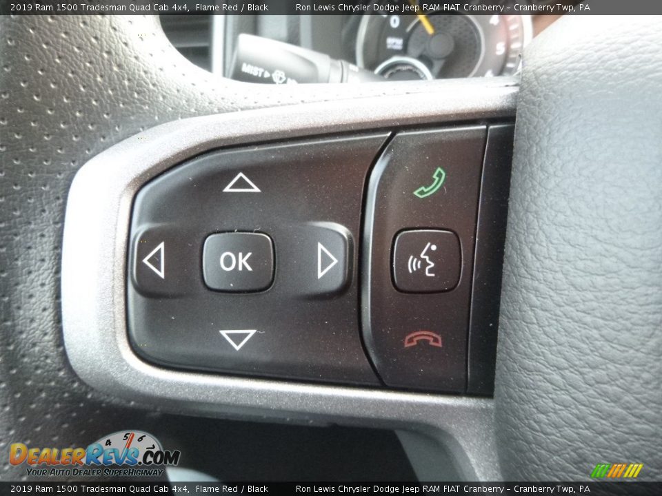 2019 Ram 1500 Tradesman Quad Cab 4x4 Flame Red / Black Photo #18
