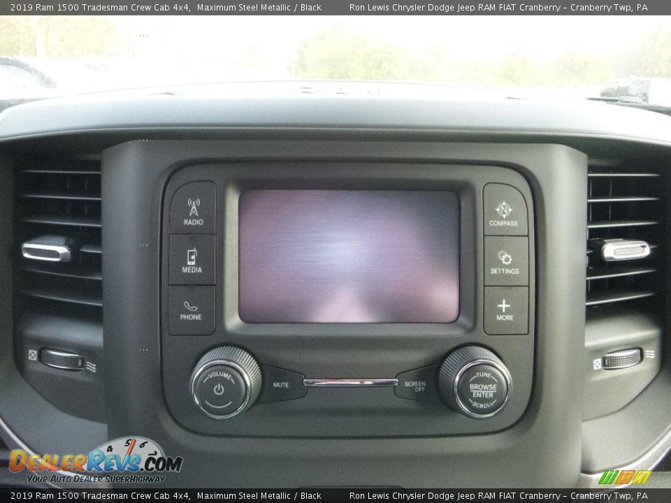 2019 Ram 1500 Tradesman Crew Cab 4x4 Maximum Steel Metallic / Black Photo #16