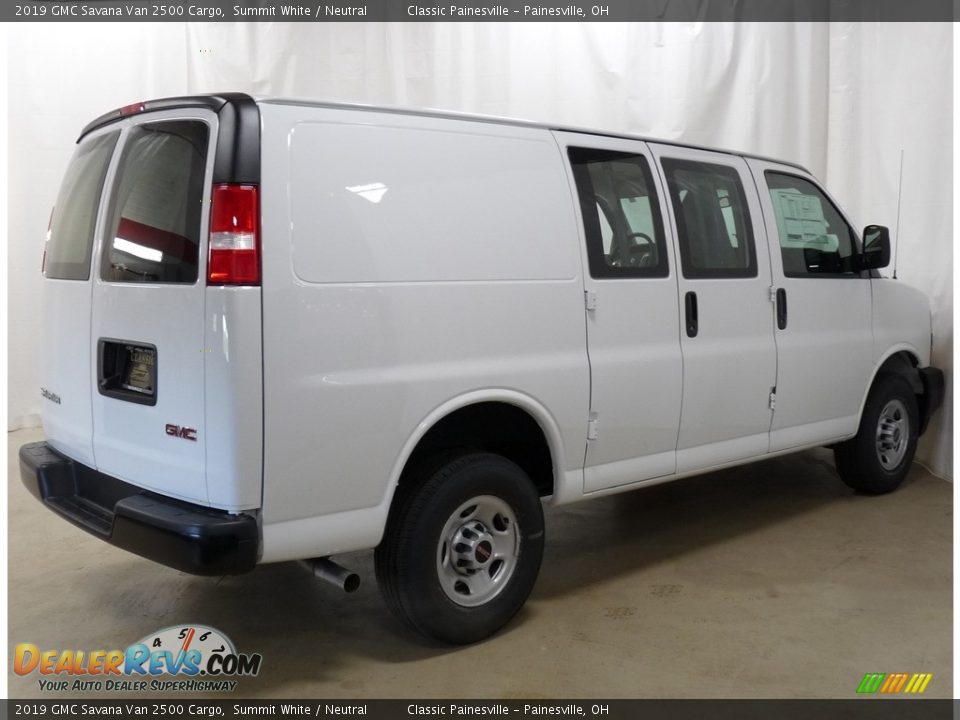 2019 GMC Savana Van 2500 Cargo Summit White / Neutral Photo #2