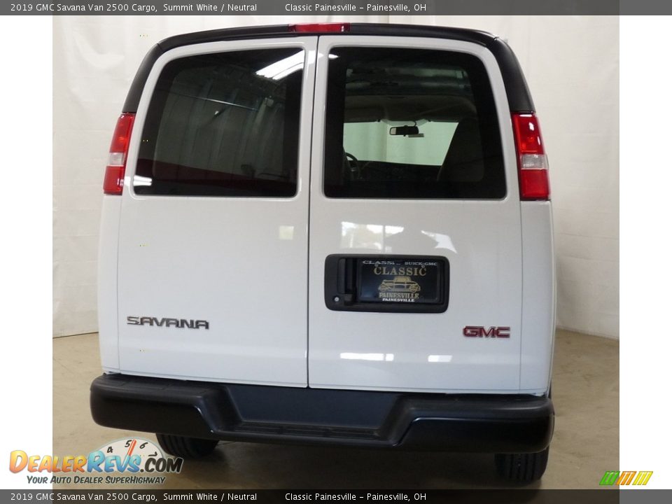 2019 GMC Savana Van 2500 Cargo Summit White / Neutral Photo #3