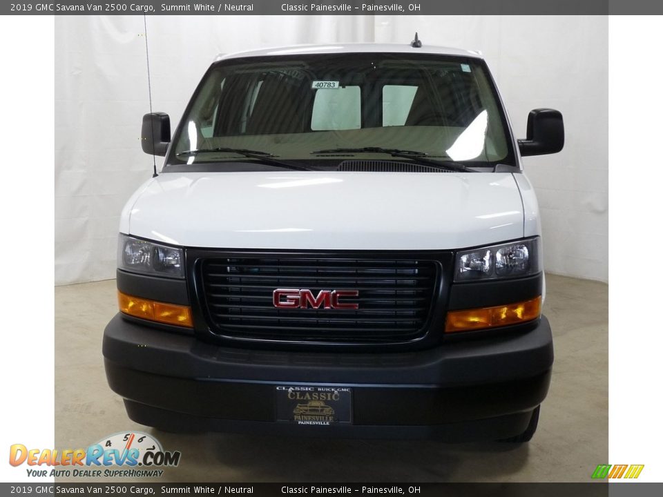 2019 GMC Savana Van 2500 Cargo Summit White / Neutral Photo #4
