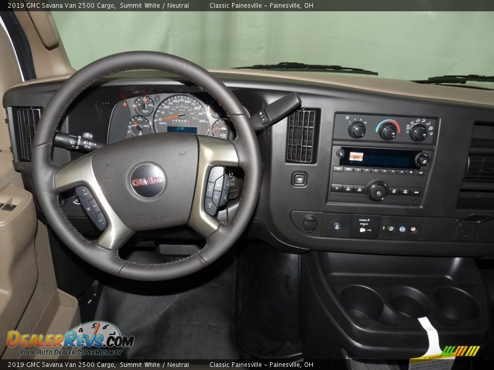 2019 GMC Savana Van 2500 Cargo Summit White / Neutral Photo #11