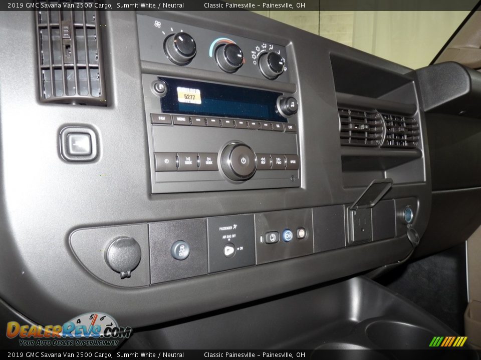 2019 GMC Savana Van 2500 Cargo Summit White / Neutral Photo #12