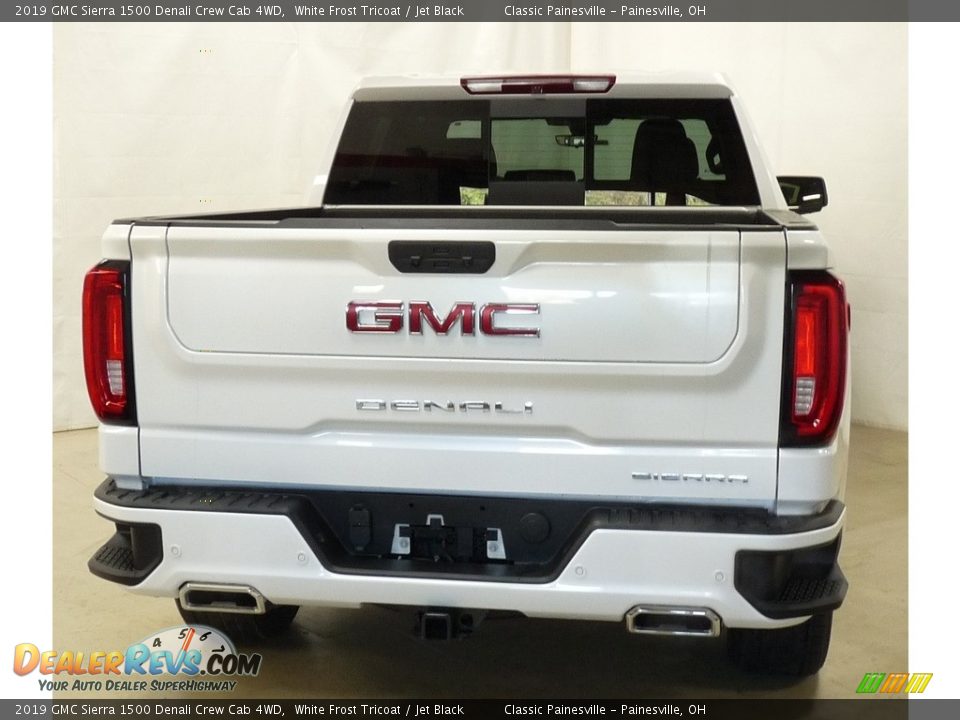 2019 GMC Sierra 1500 Denali Crew Cab 4WD White Frost Tricoat / Jet Black Photo #3