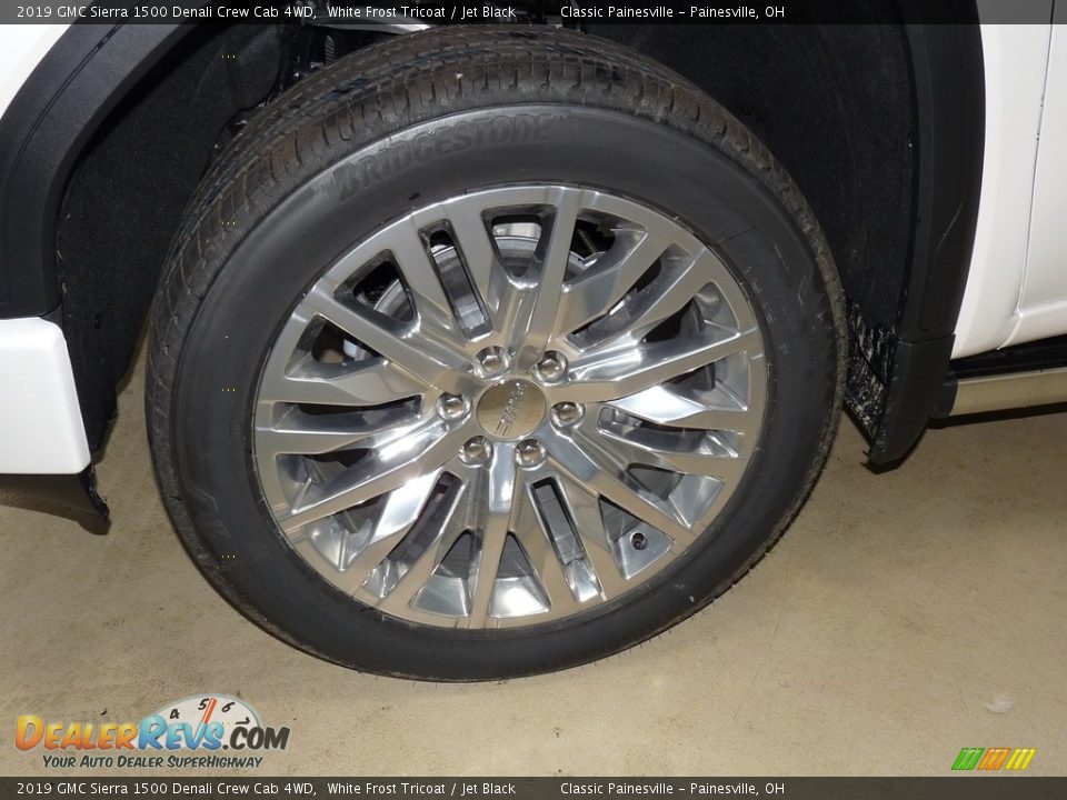 2019 GMC Sierra 1500 Denali Crew Cab 4WD White Frost Tricoat / Jet Black Photo #5