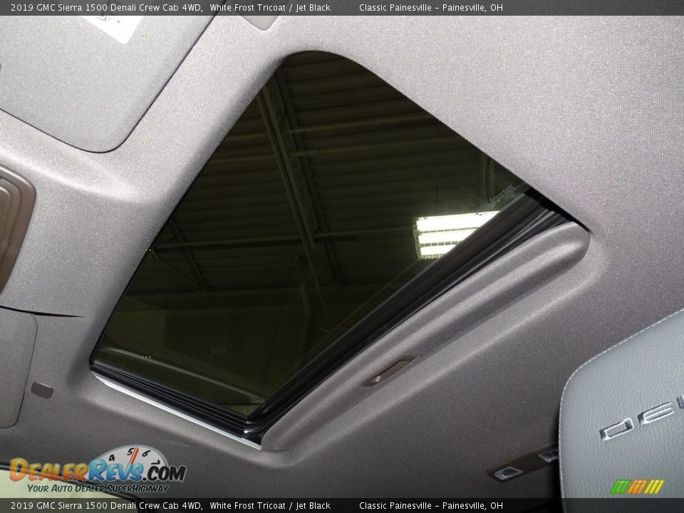 2019 GMC Sierra 1500 Denali Crew Cab 4WD White Frost Tricoat / Jet Black Photo #6