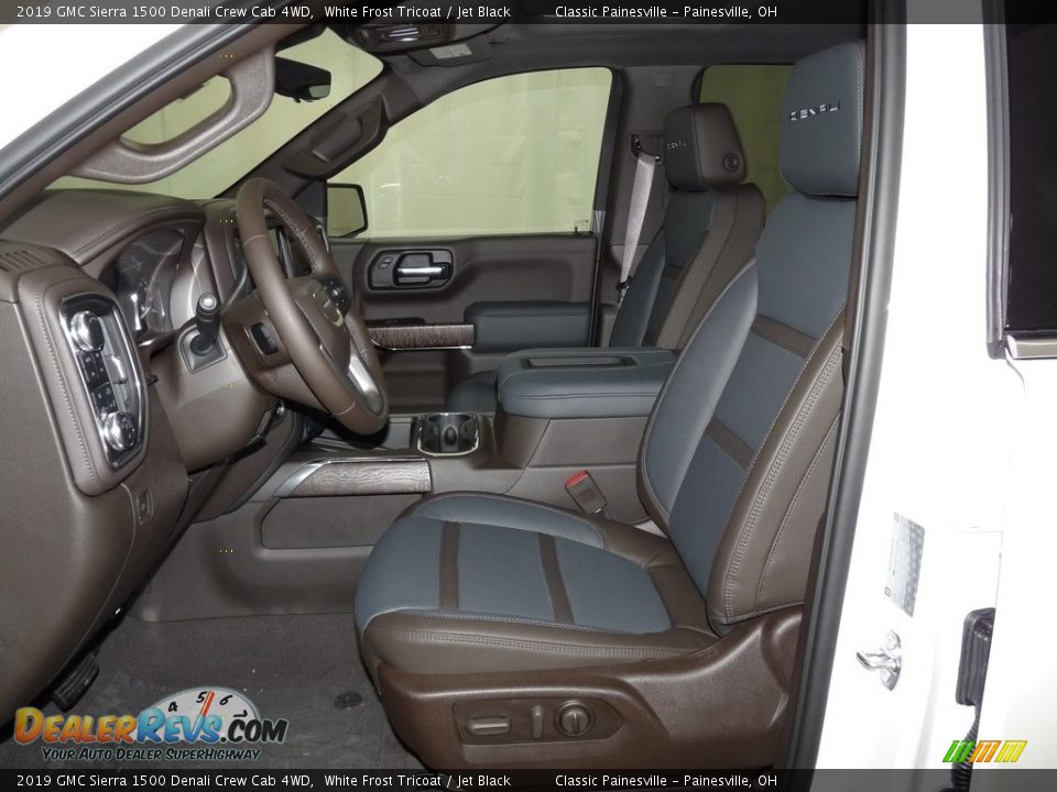 2019 GMC Sierra 1500 Denali Crew Cab 4WD White Frost Tricoat / Jet Black Photo #7
