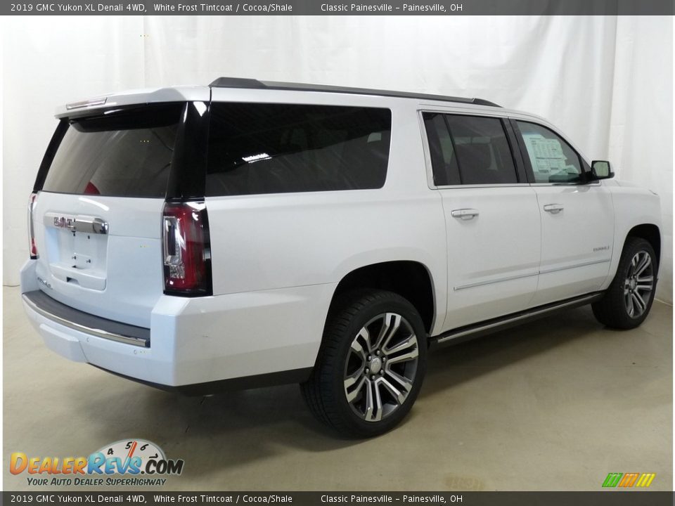 2019 GMC Yukon XL Denali 4WD White Frost Tintcoat / Cocoa/Shale Photo #2