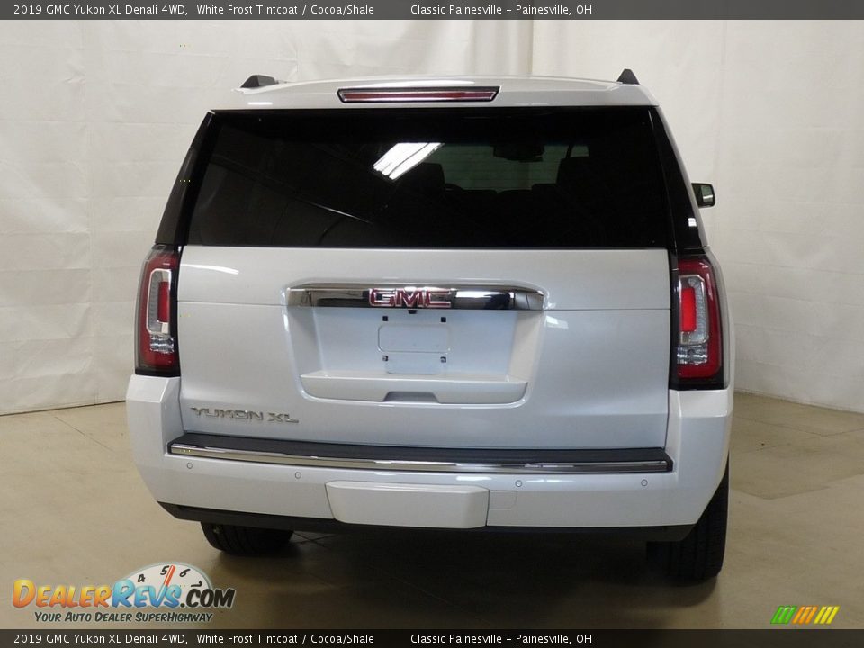 2019 GMC Yukon XL Denali 4WD White Frost Tintcoat / Cocoa/Shale Photo #3