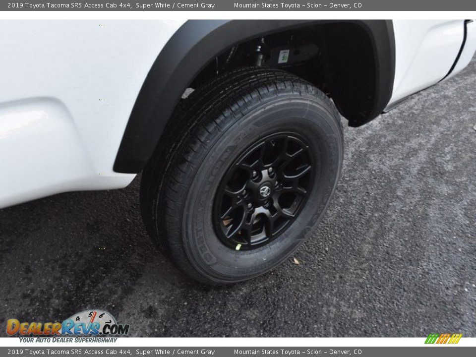 2019 Toyota Tacoma SR5 Access Cab 4x4 Super White / Cement Gray Photo #33