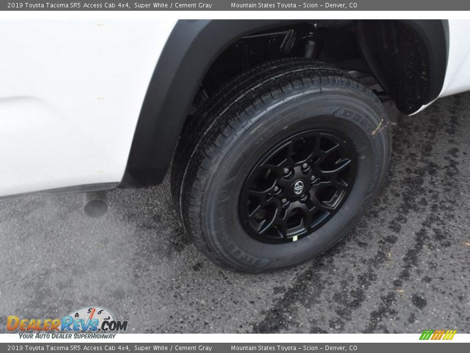 2019 Toyota Tacoma SR5 Access Cab 4x4 Super White / Cement Gray Photo #34