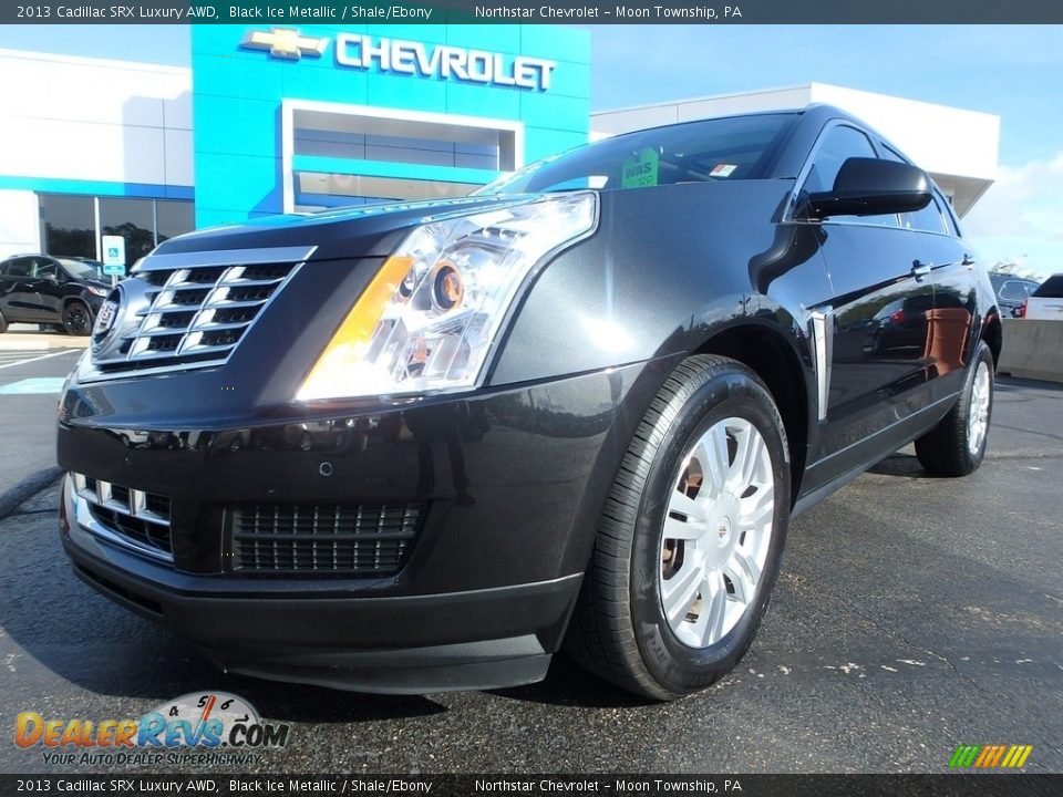 2013 Cadillac SRX Luxury AWD Black Ice Metallic / Shale/Ebony Photo #2