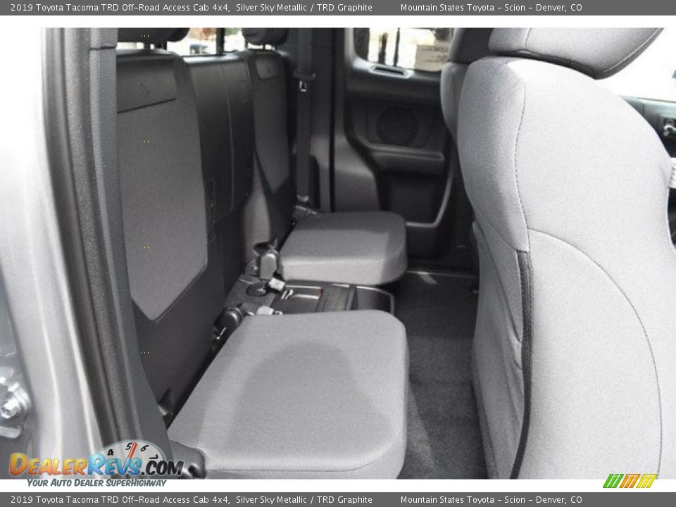 Rear Seat of 2019 Toyota Tacoma TRD Off-Road Access Cab 4x4 Photo #18