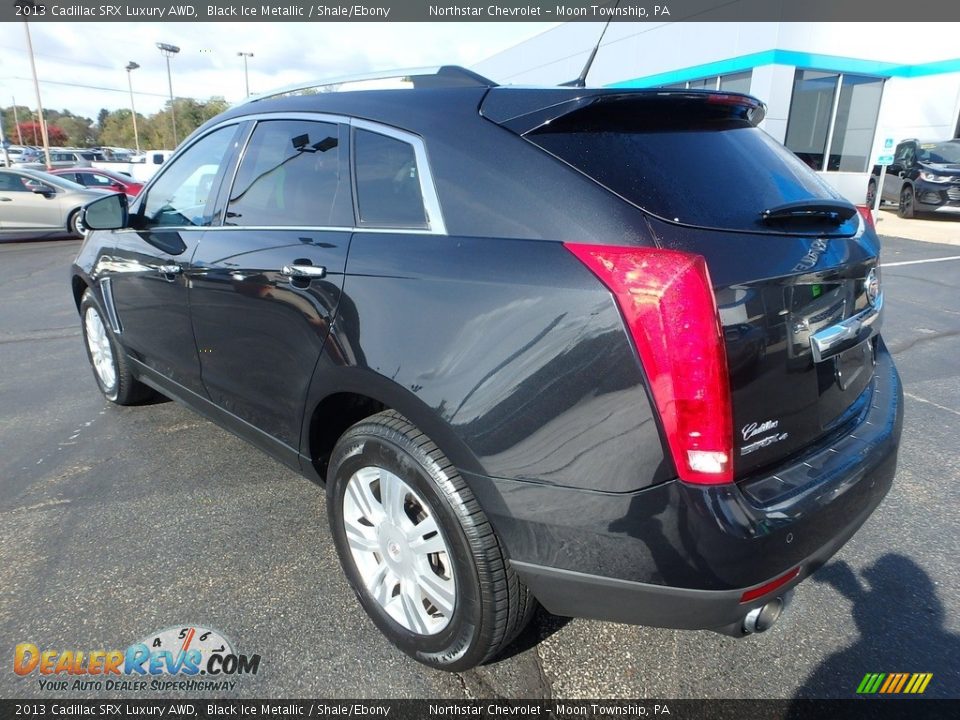 2013 Cadillac SRX Luxury AWD Black Ice Metallic / Shale/Ebony Photo #4