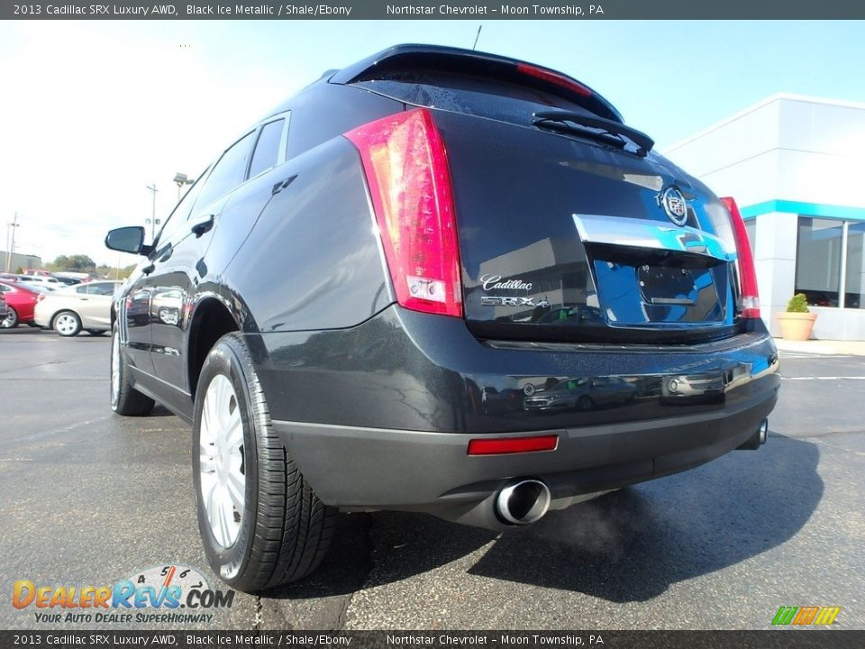 2013 Cadillac SRX Luxury AWD Black Ice Metallic / Shale/Ebony Photo #5