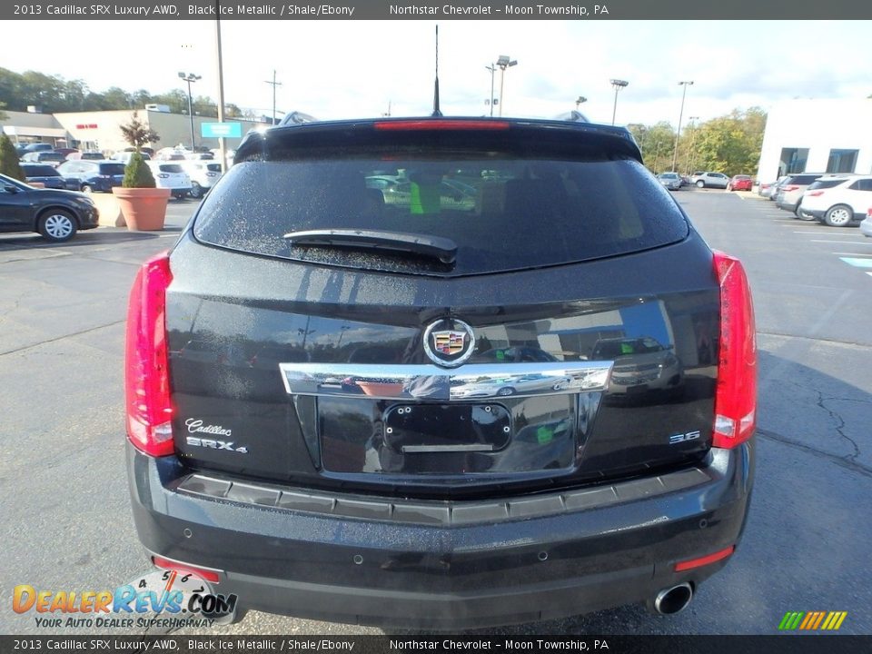 2013 Cadillac SRX Luxury AWD Black Ice Metallic / Shale/Ebony Photo #6