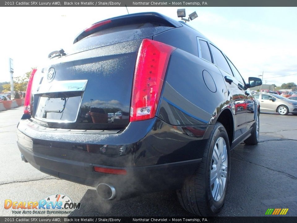 2013 Cadillac SRX Luxury AWD Black Ice Metallic / Shale/Ebony Photo #8