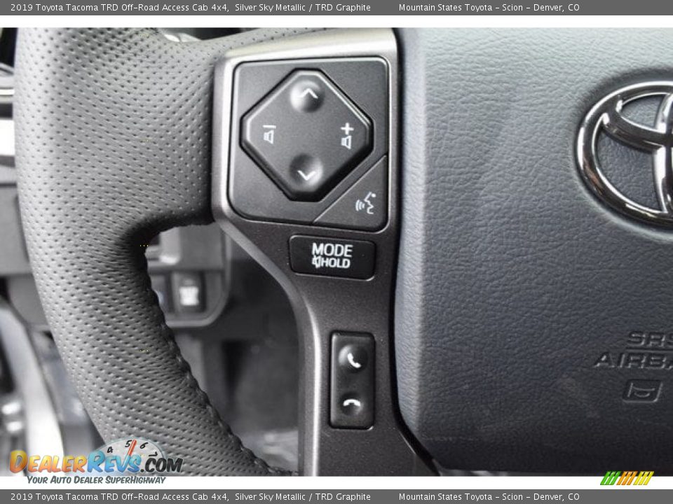 2019 Toyota Tacoma TRD Off-Road Access Cab 4x4 Steering Wheel Photo #26