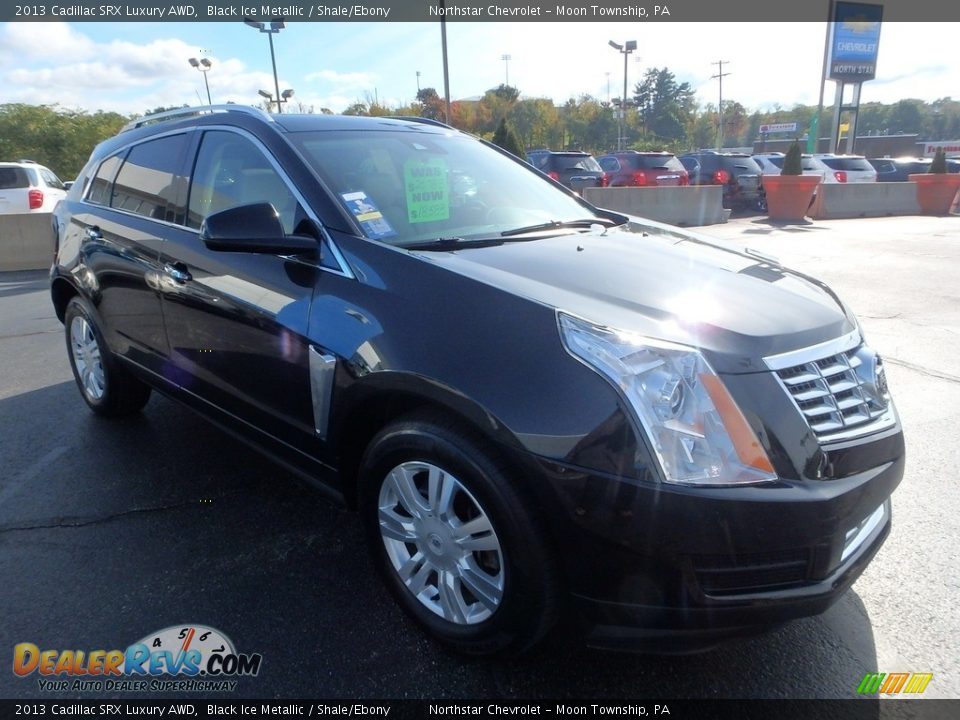2013 Cadillac SRX Luxury AWD Black Ice Metallic / Shale/Ebony Photo #11