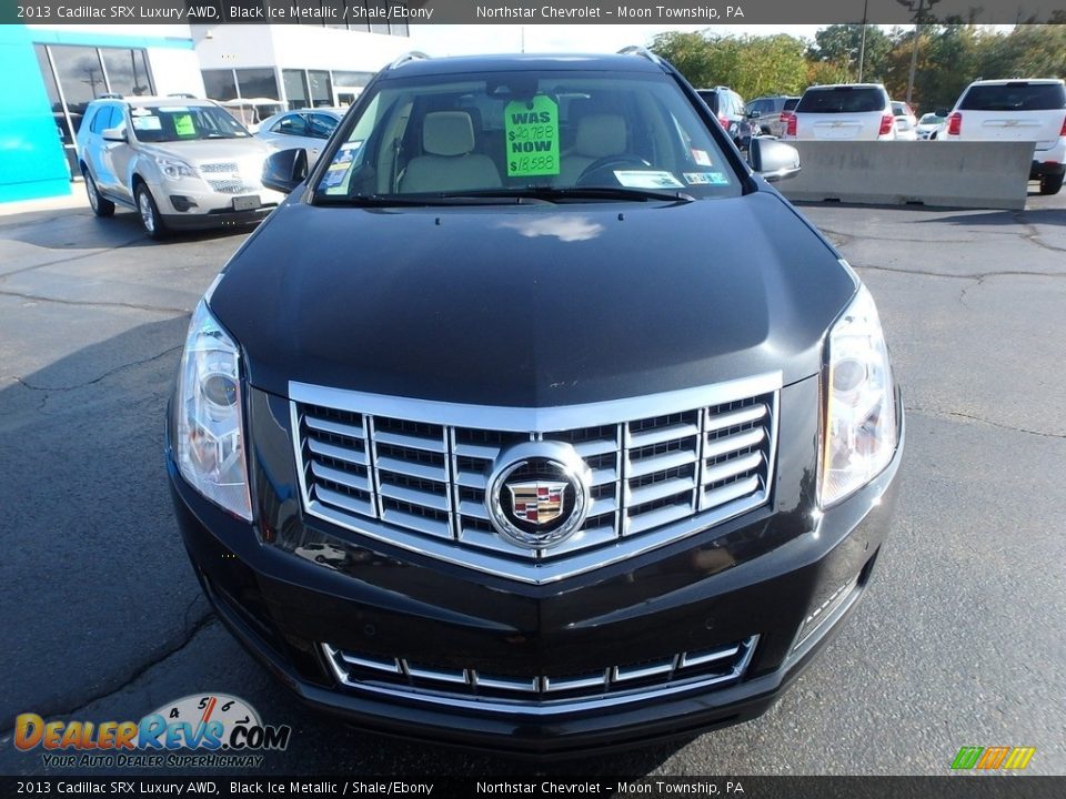 2013 Cadillac SRX Luxury AWD Black Ice Metallic / Shale/Ebony Photo #13
