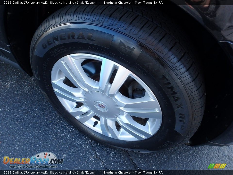 2013 Cadillac SRX Luxury AWD Black Ice Metallic / Shale/Ebony Photo #14