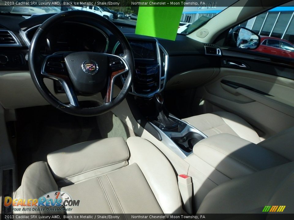2013 Cadillac SRX Luxury AWD Black Ice Metallic / Shale/Ebony Photo #22