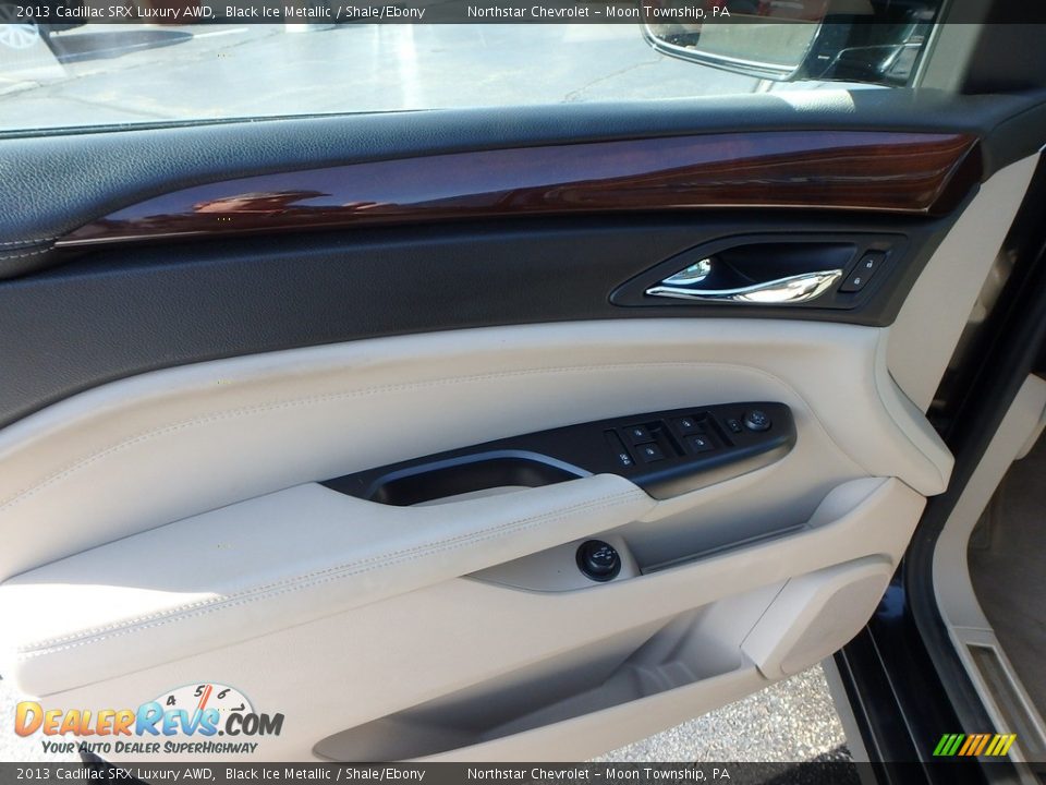 2013 Cadillac SRX Luxury AWD Black Ice Metallic / Shale/Ebony Photo #23