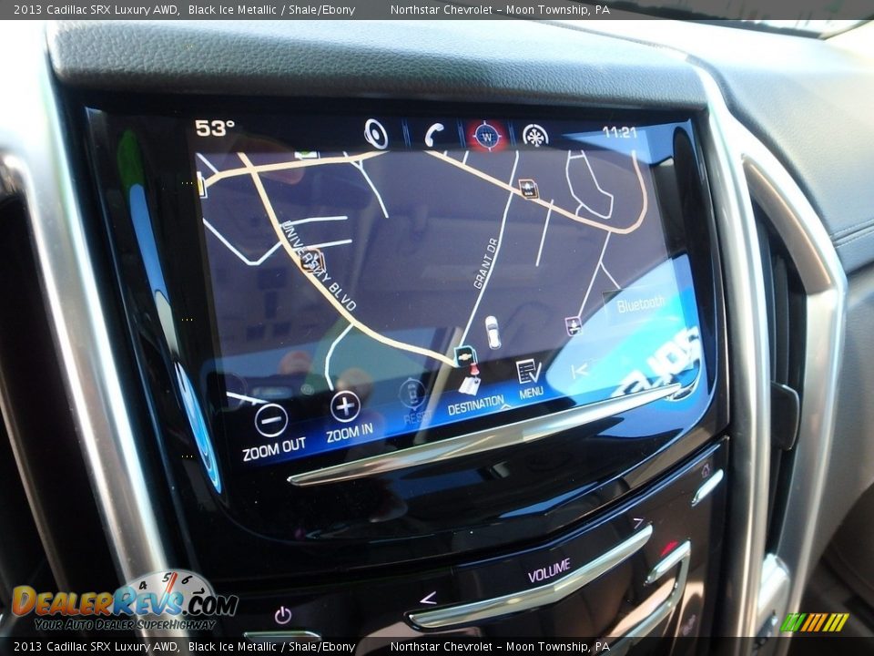 2013 Cadillac SRX Luxury AWD Black Ice Metallic / Shale/Ebony Photo #26