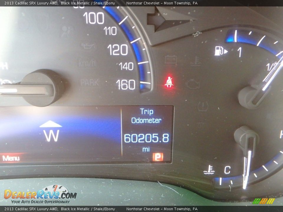 2013 Cadillac SRX Luxury AWD Black Ice Metallic / Shale/Ebony Photo #29
