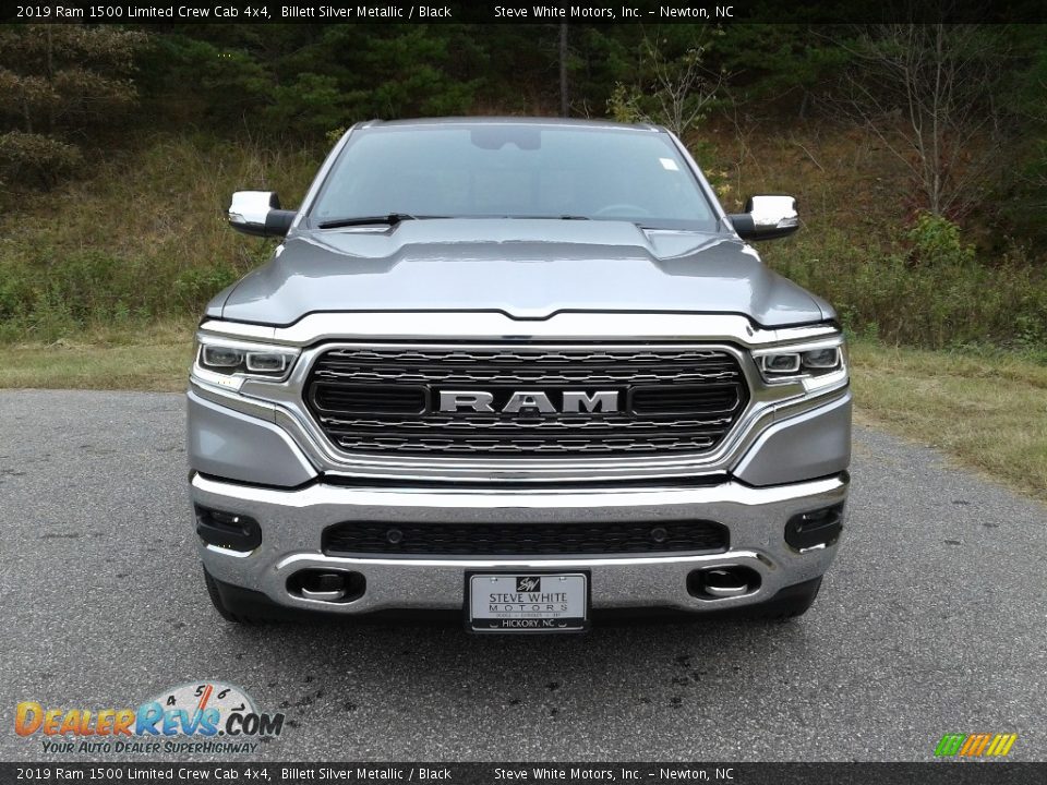 2019 Ram 1500 Limited Crew Cab 4x4 Billett Silver Metallic / Black Photo #3