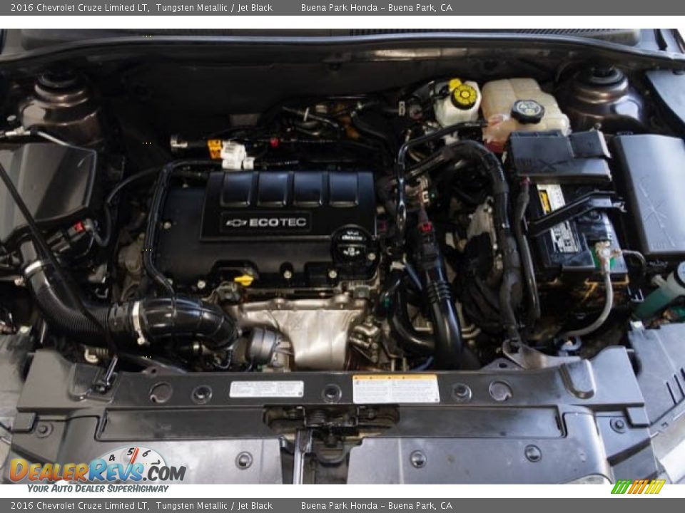 2016 Chevrolet Cruze Limited LT Tungsten Metallic / Jet Black Photo #31