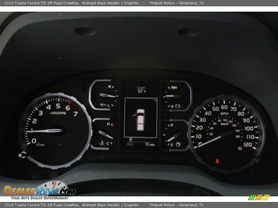 2019 Toyota Tundra TSS Off Road CrewMax Midnight Black Metallic / Graphite Photo #21