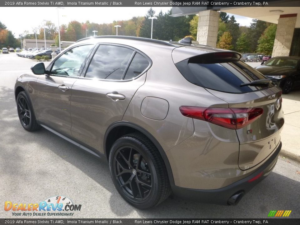 2019 Alfa Romeo Stelvio Ti AWD Imola Titanium Metallic / Black Photo #4