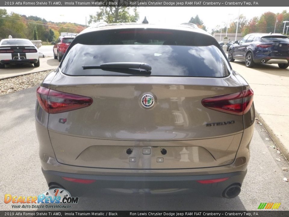2019 Alfa Romeo Stelvio Ti AWD Imola Titanium Metallic / Black Photo #6
